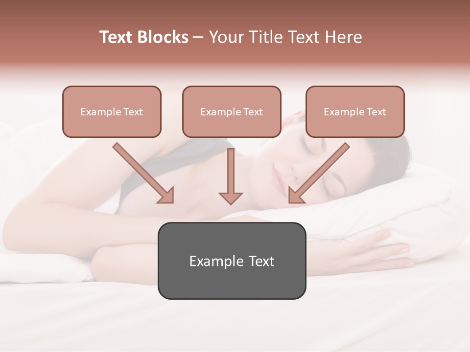 Horizontal Asleep Relax PowerPoint Template