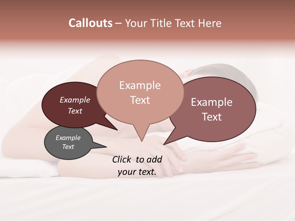 Horizontal Asleep Relax PowerPoint Template