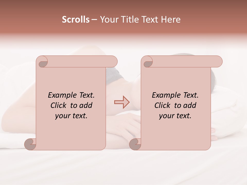 Horizontal Asleep Relax PowerPoint Template