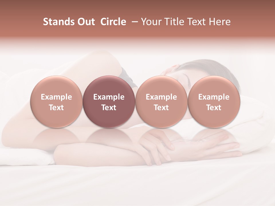 Horizontal Asleep Relax PowerPoint Template