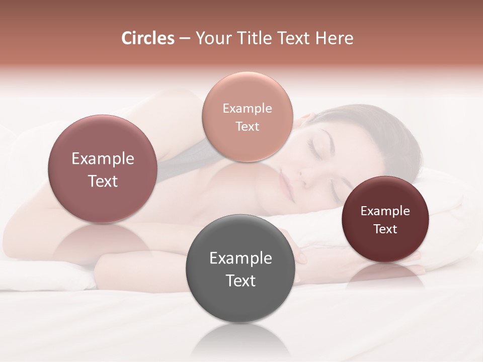 Horizontal Asleep Relax PowerPoint Template