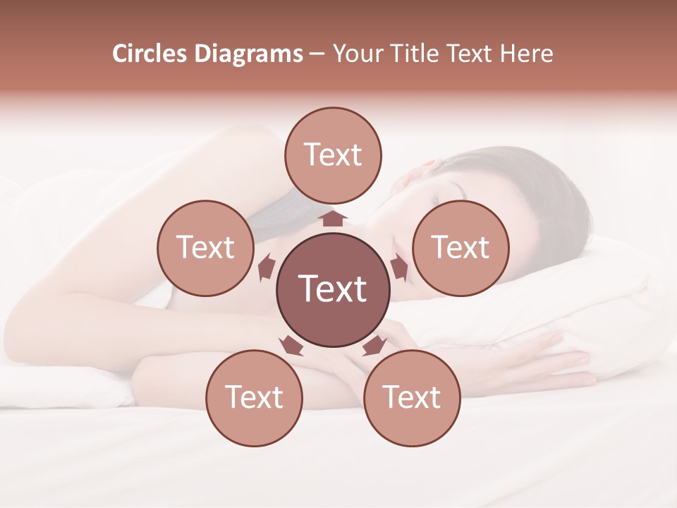 Horizontal Asleep Relax PowerPoint Template