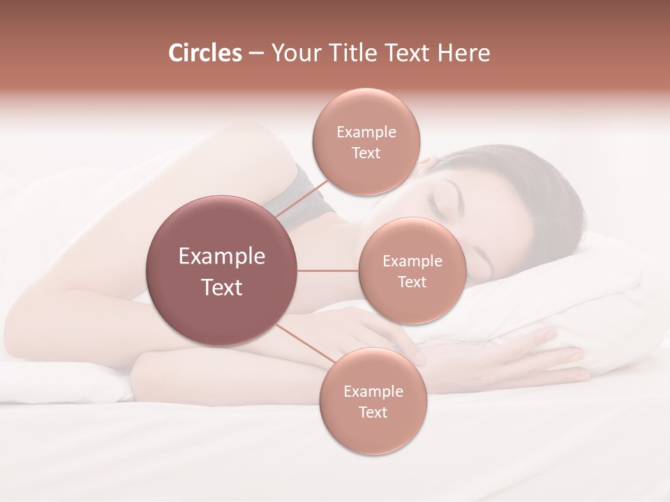 Horizontal Asleep Relax PowerPoint Template