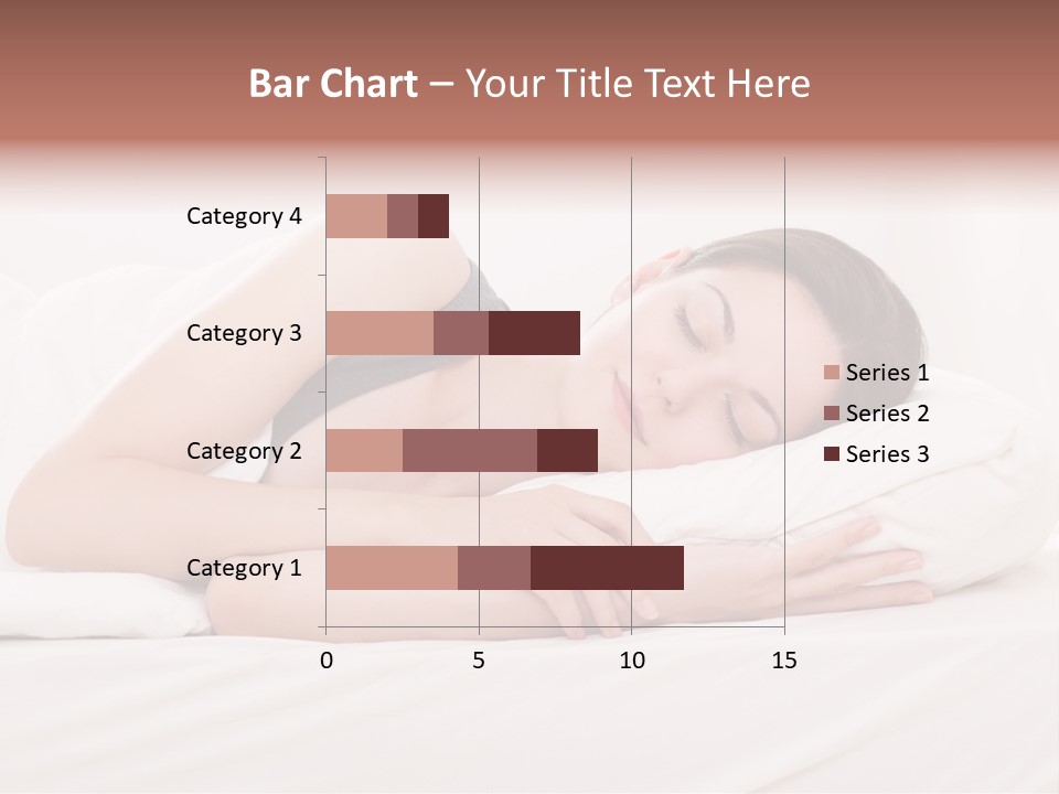 Horizontal Asleep Relax PowerPoint Template
