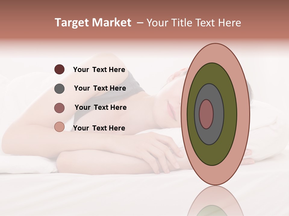 Horizontal Asleep Relax PowerPoint Template