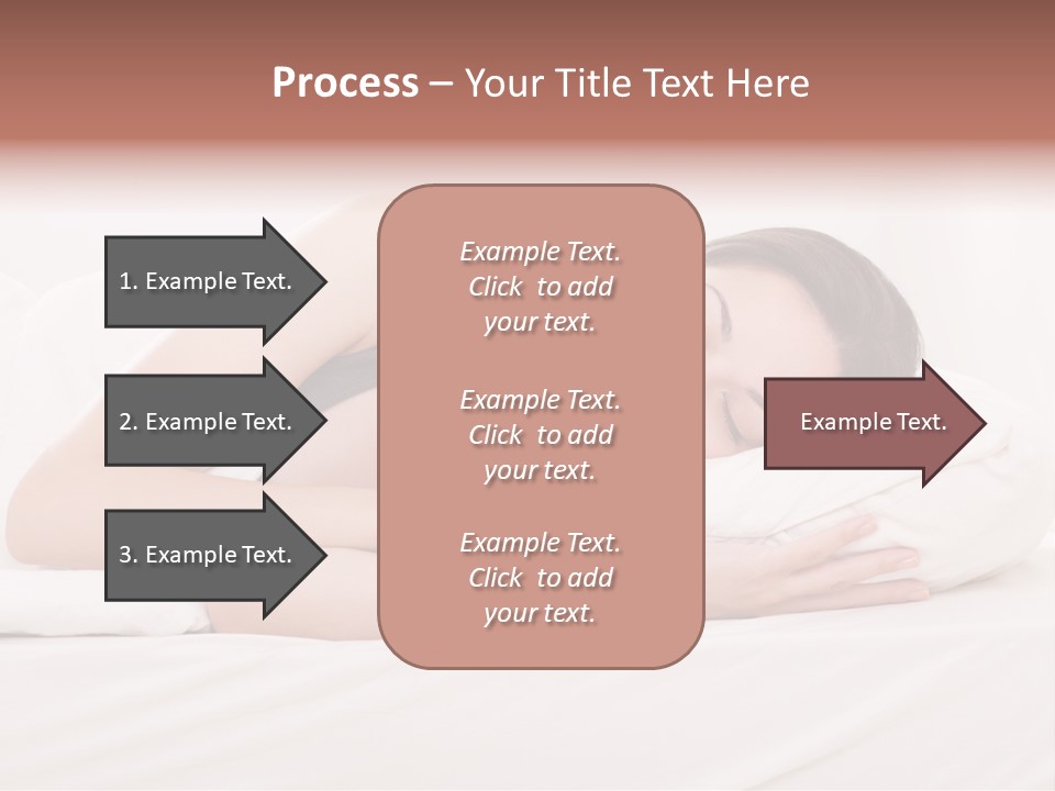Horizontal Asleep Relax PowerPoint Template
