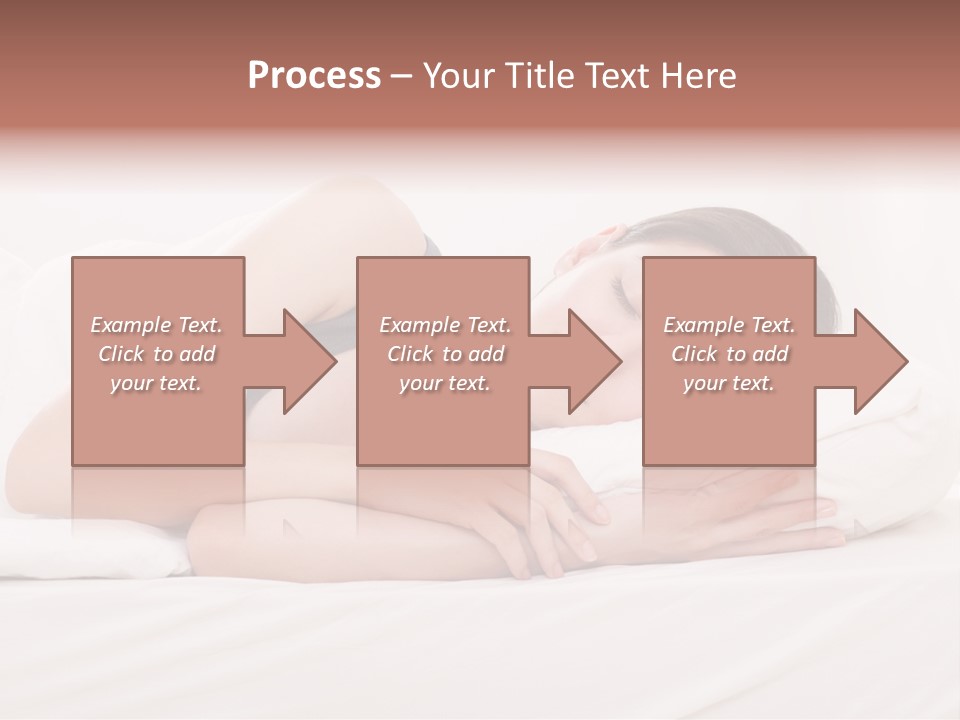 Horizontal Asleep Relax PowerPoint Template