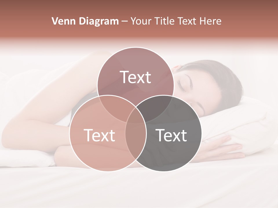 Horizontal Asleep Relax PowerPoint Template