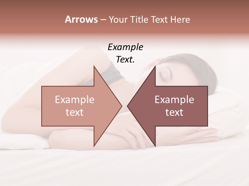 Horizontal Asleep Relax PowerPoint Template