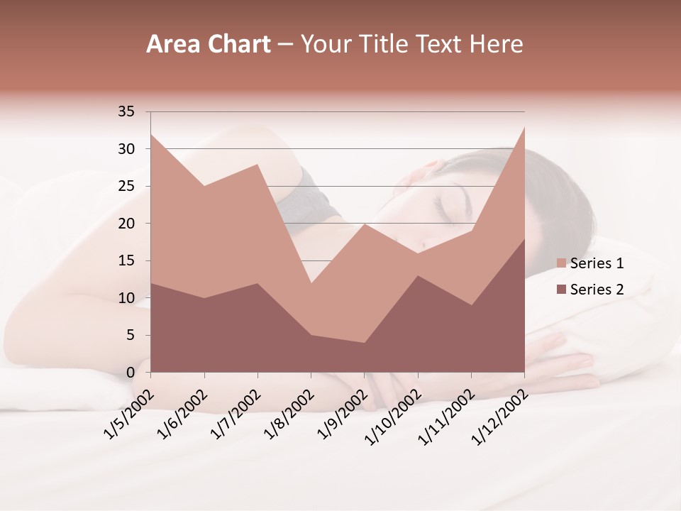 Horizontal Asleep Relax PowerPoint Template