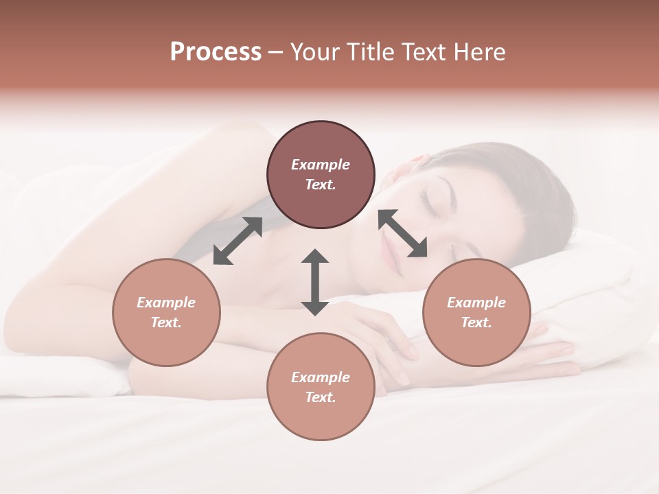 Horizontal Asleep Relax PowerPoint Template