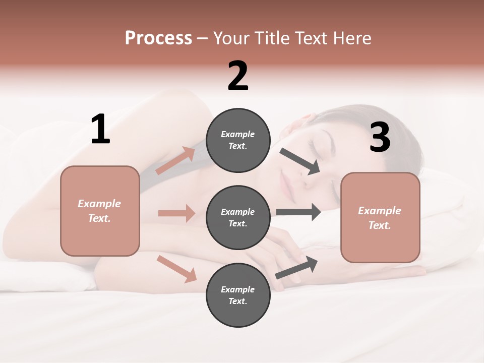 Horizontal Asleep Relax PowerPoint Template