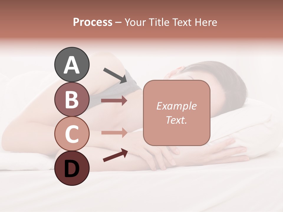 Horizontal Asleep Relax PowerPoint Template
