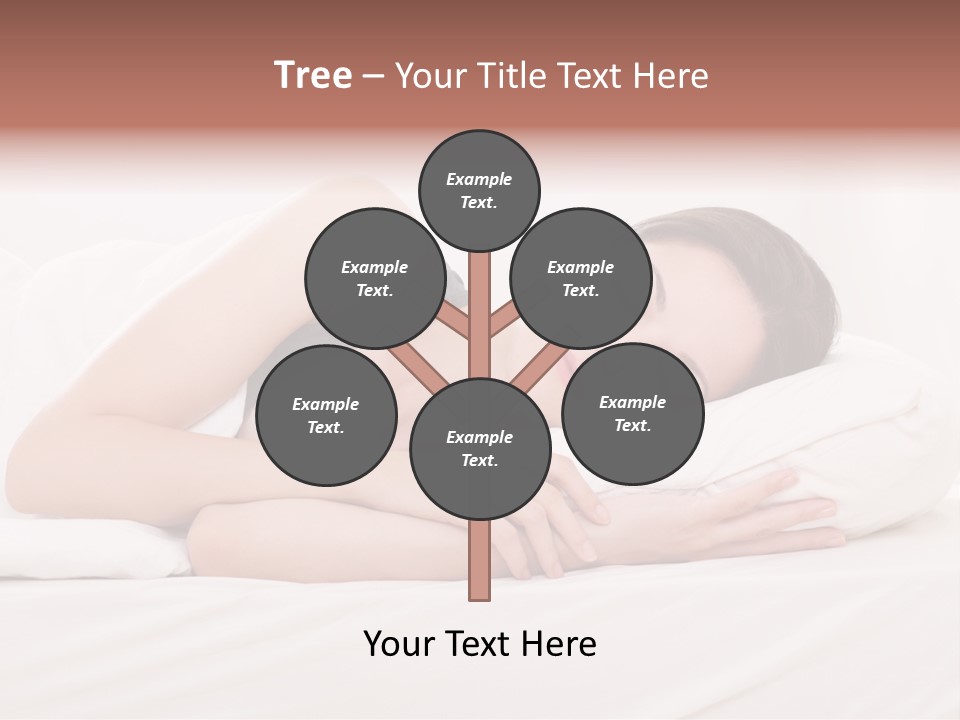 Horizontal Asleep Relax PowerPoint Template