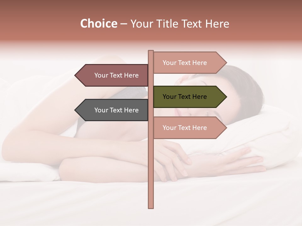 Horizontal Asleep Relax PowerPoint Template