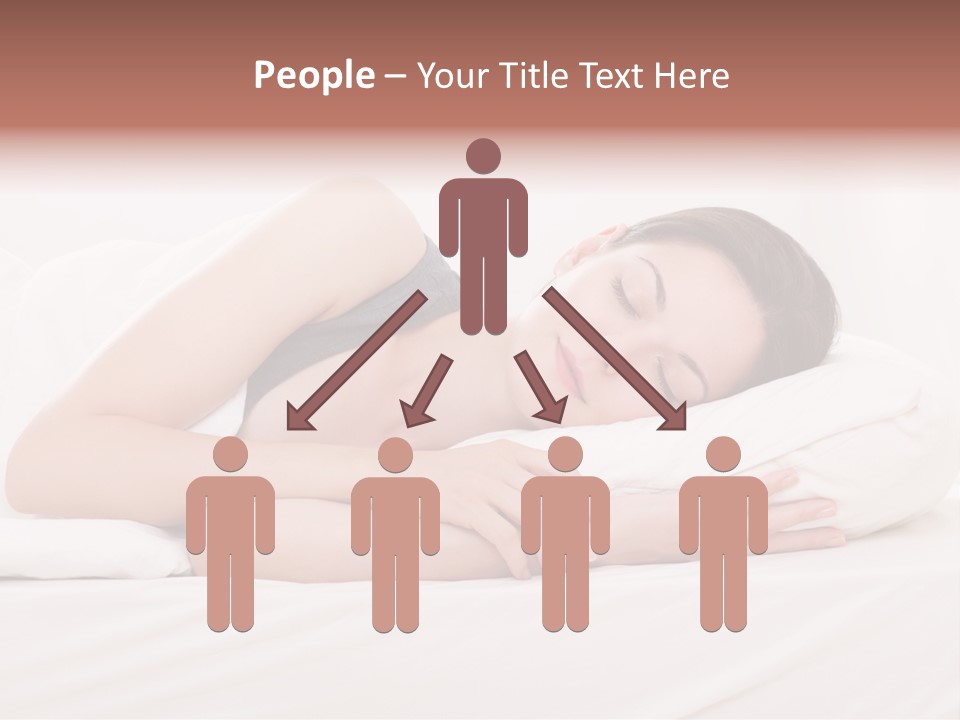 Horizontal Asleep Relax PowerPoint Template