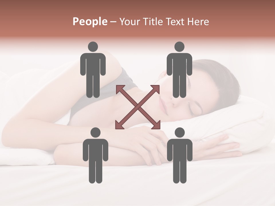 Horizontal Asleep Relax PowerPoint Template