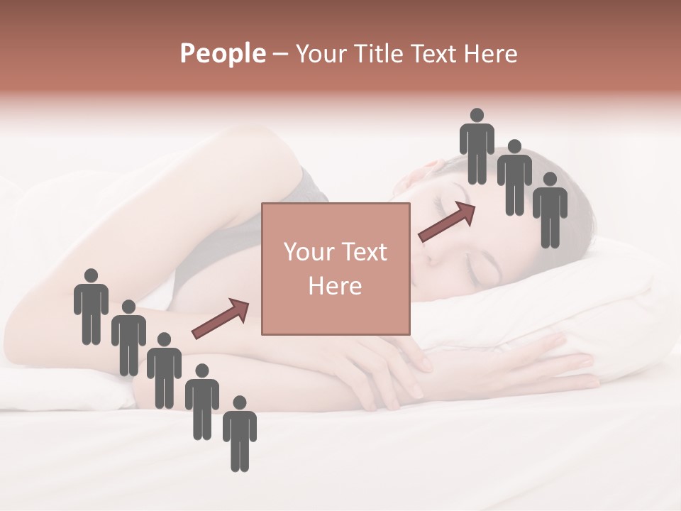 Horizontal Asleep Relax PowerPoint Template