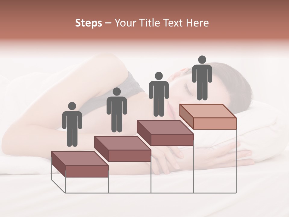 Horizontal Asleep Relax PowerPoint Template