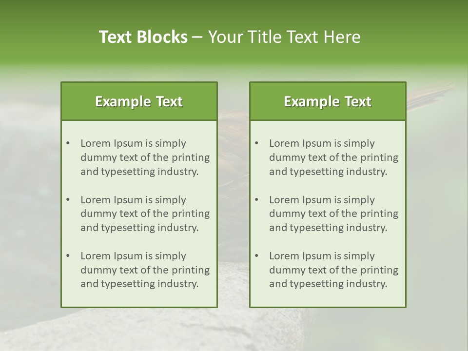 Song Sparrow Wild Western PowerPoint Template