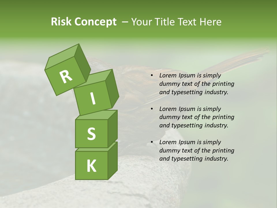 Song Sparrow Wild Western PowerPoint Template