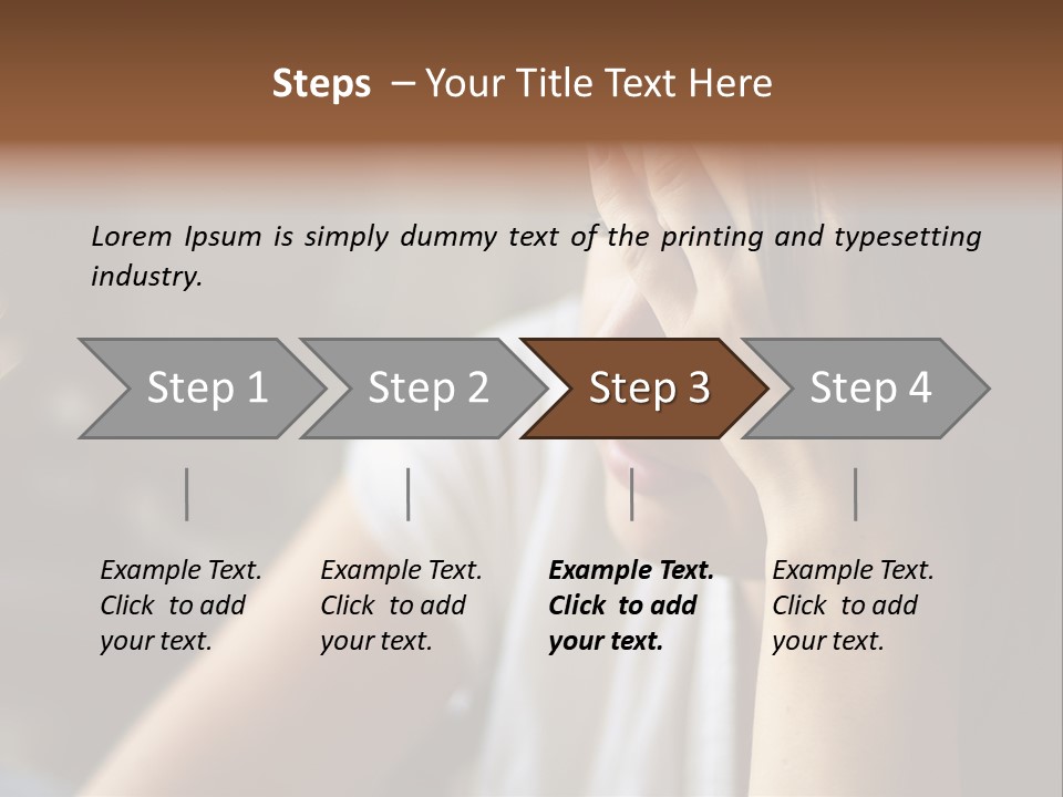Young Ill Worry PowerPoint Template