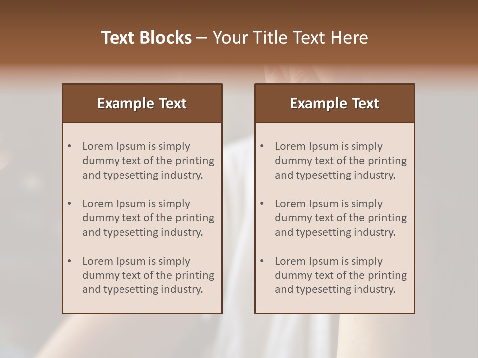 Young Ill Worry PowerPoint Template