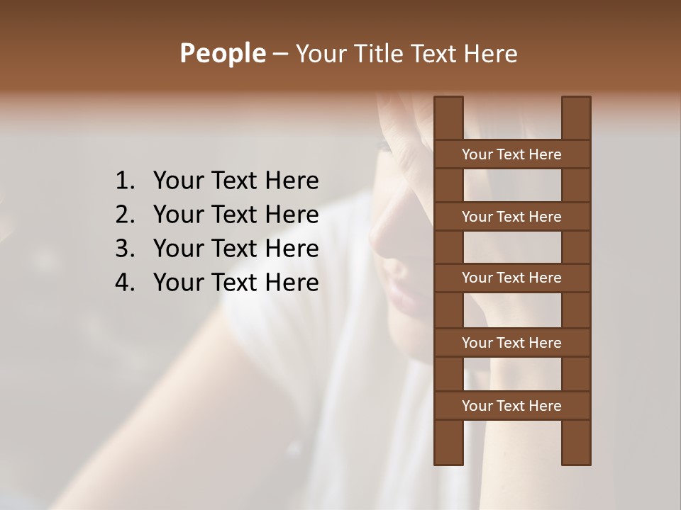 Young Ill Worry PowerPoint Template