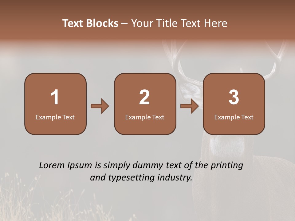 Wildlife Photography Mammal Wildlife PowerPoint Template