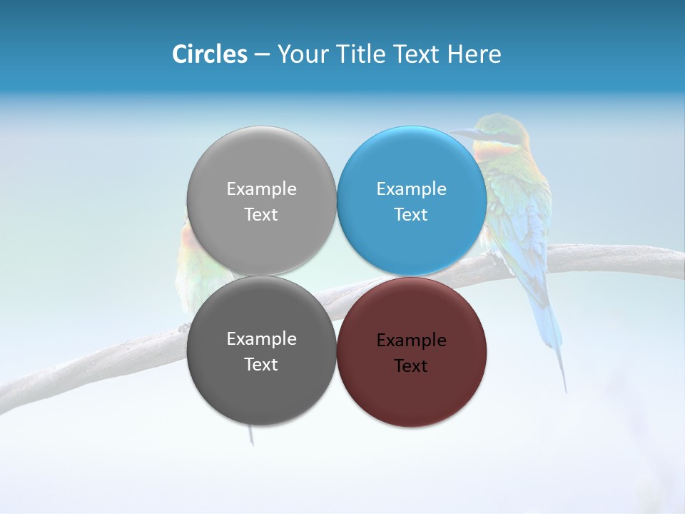 Head Green Branch PowerPoint Template