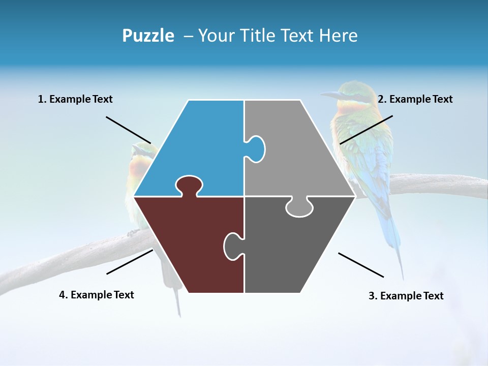Head Green Branch PowerPoint Template
