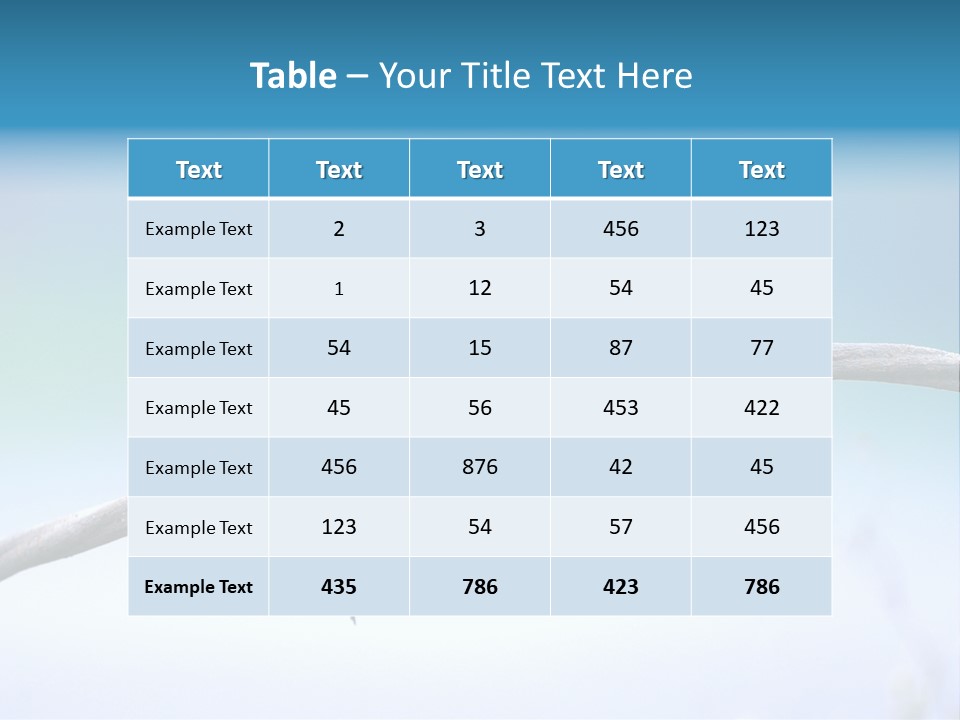 Head Green Branch PowerPoint Template