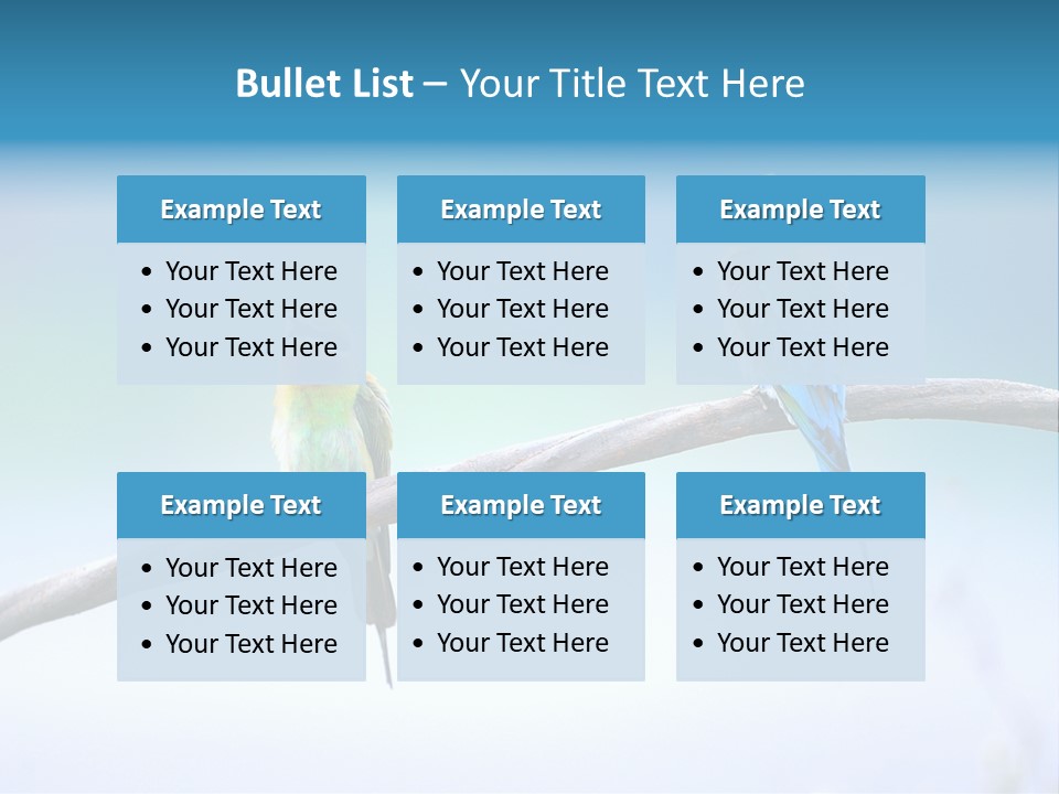 Head Green Branch PowerPoint Template