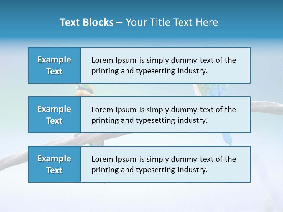 Head Green Branch PowerPoint Template