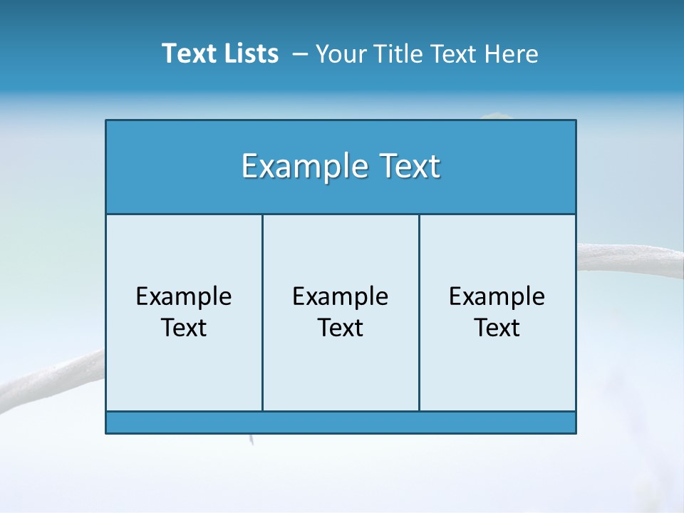Head Green Branch PowerPoint Template