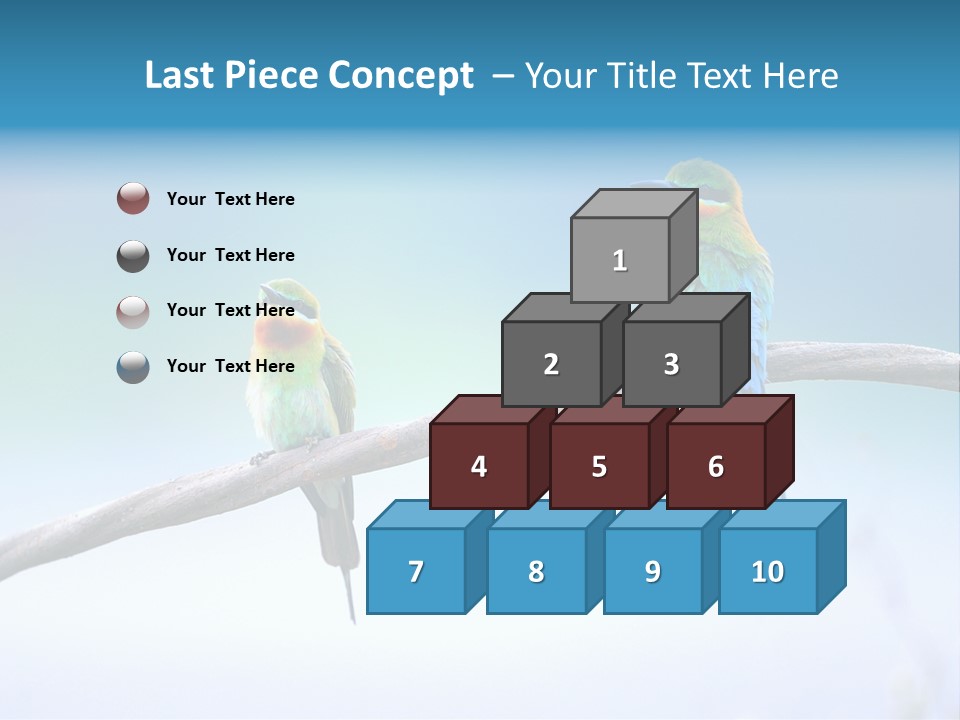 Head Green Branch PowerPoint Template