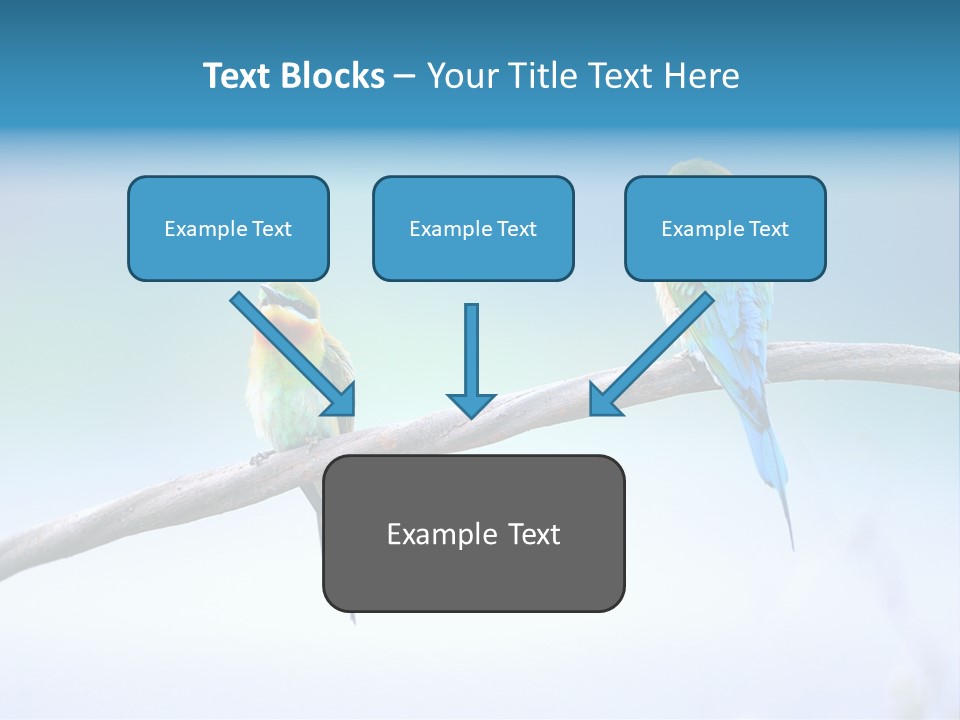 Head Green Branch PowerPoint Template