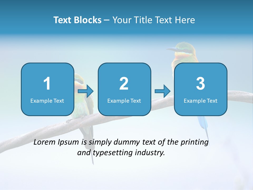 Head Green Branch PowerPoint Template