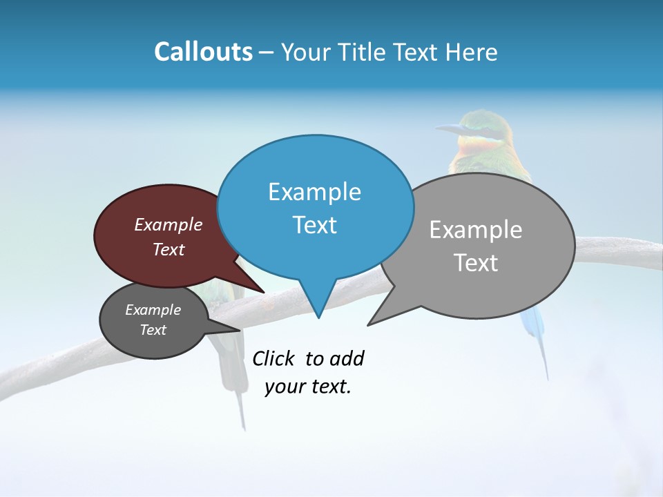 Head Green Branch PowerPoint Template