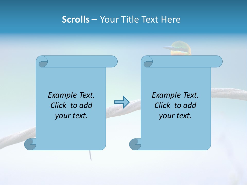 Head Green Branch PowerPoint Template