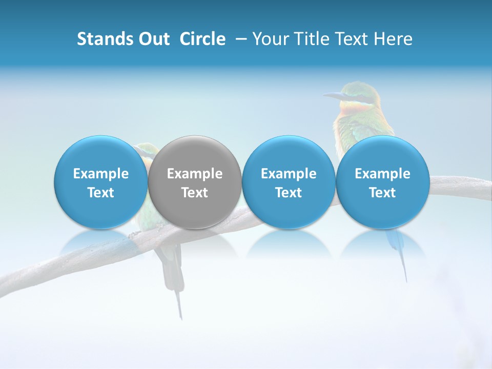 Head Green Branch PowerPoint Template