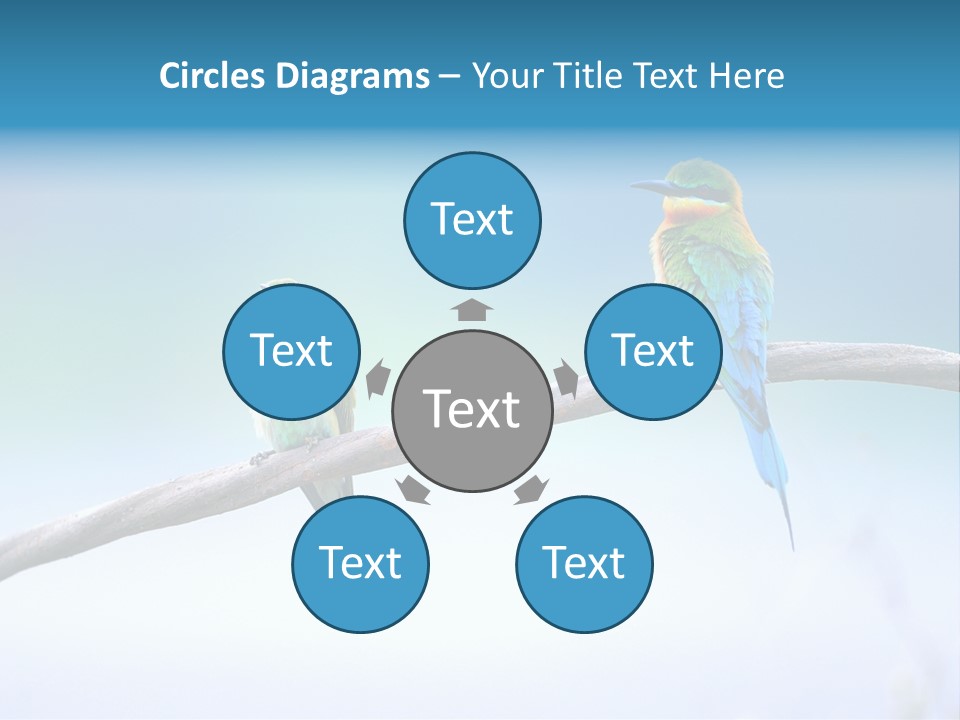 Head Green Branch PowerPoint Template