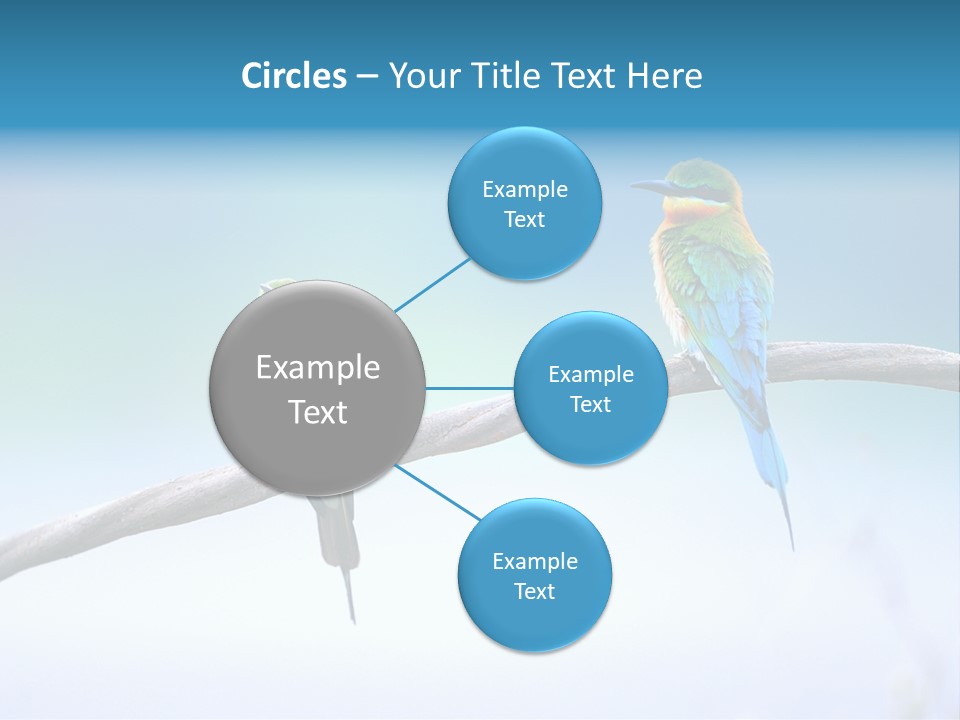 Head Green Branch PowerPoint Template