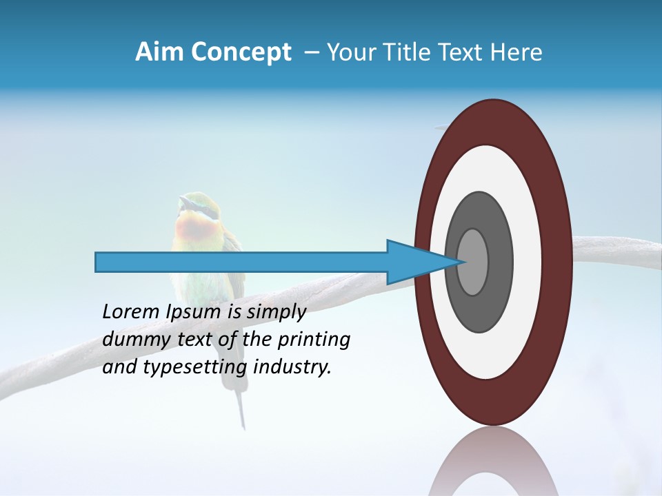 Head Green Branch PowerPoint Template