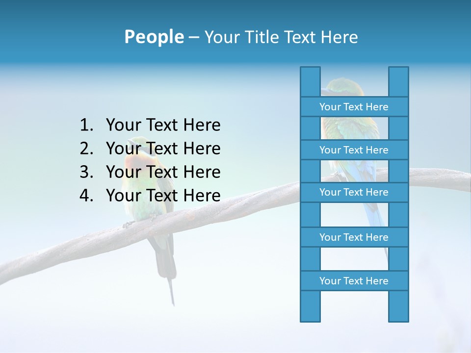 Head Green Branch PowerPoint Template
