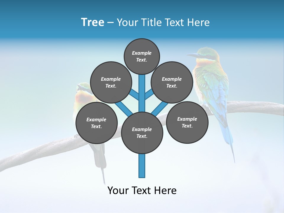 Head Green Branch PowerPoint Template