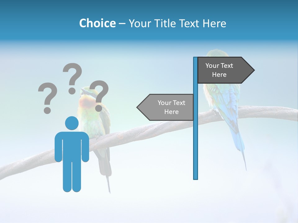 Head Green Branch PowerPoint Template