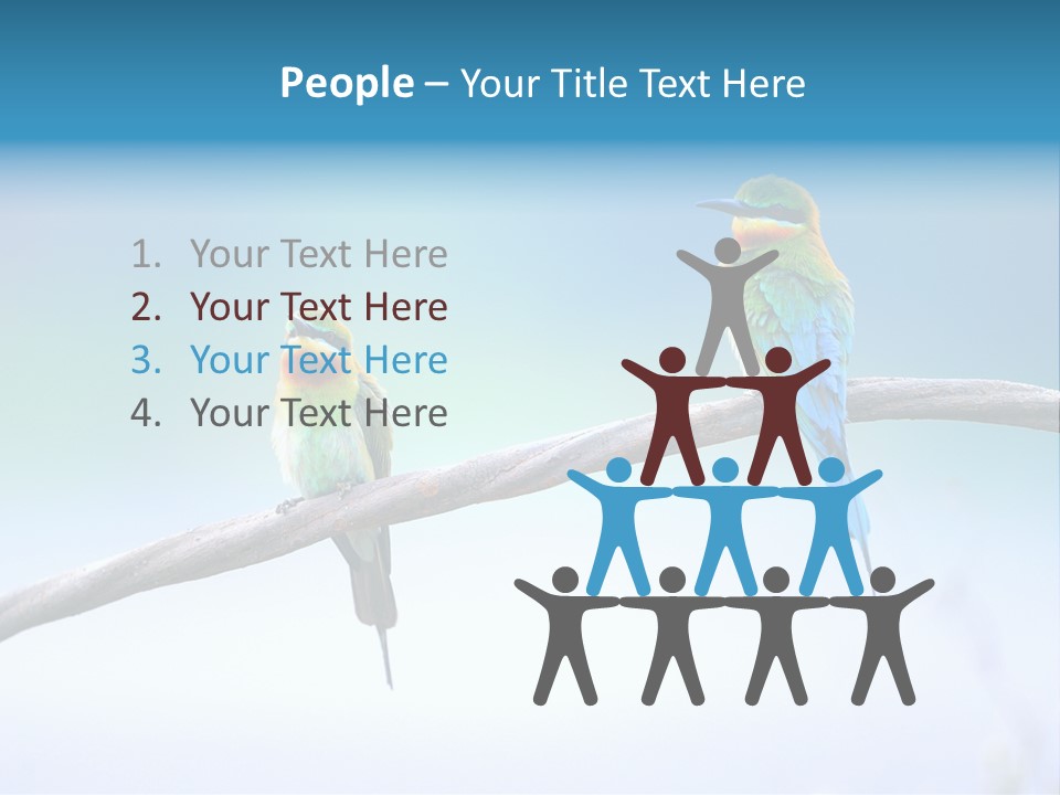 Head Green Branch PowerPoint Template