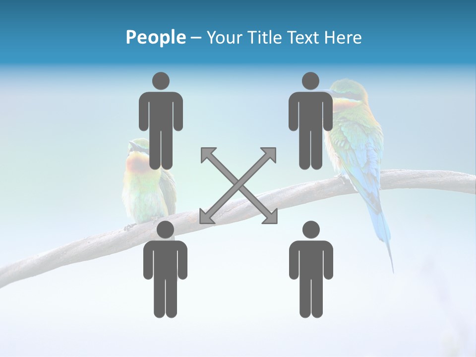 Head Green Branch PowerPoint Template