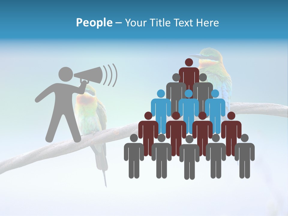 Head Green Branch PowerPoint Template